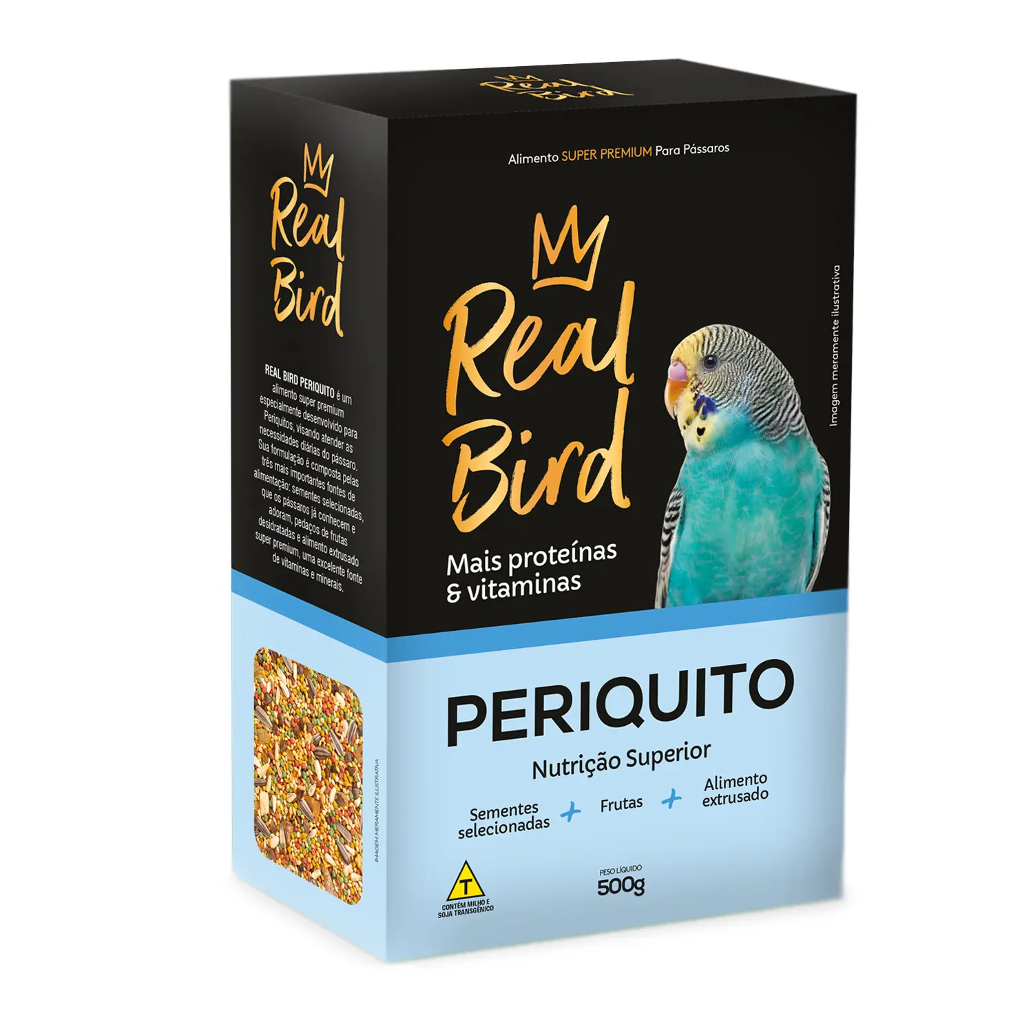 Ração Real Bird Periquito Zootekna